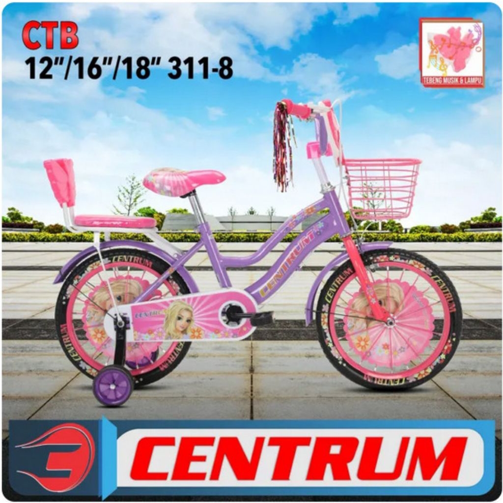 12 INCHI SEPEDA ANAK CEWEK MINI INTERBIKE MICHEL VELION CENTRUM SAKONI