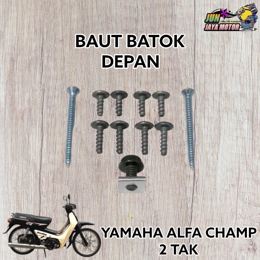 BAUT BODY BATOK DEPAN YAMAHA ALFA CHAMP 2 TAK