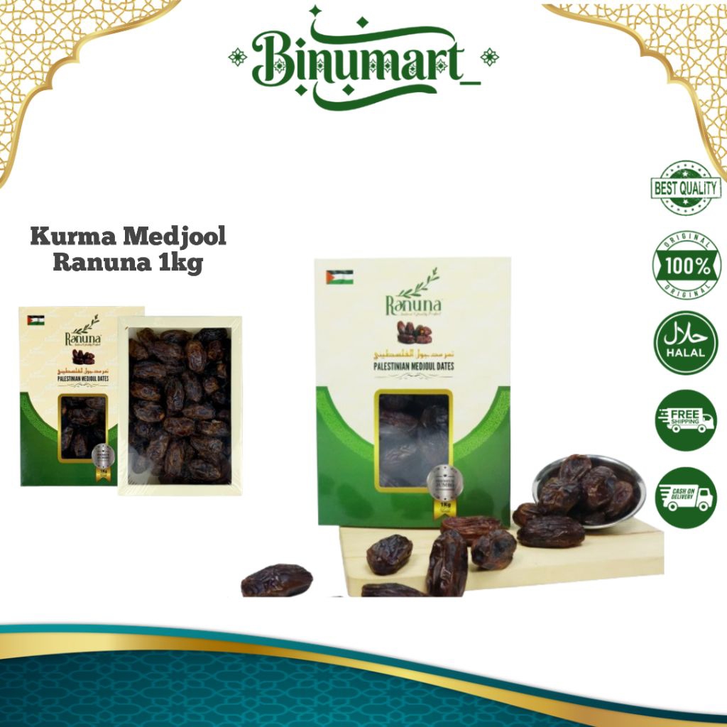 Kurma Medjool Ranuna 1kg/Kurma medjool