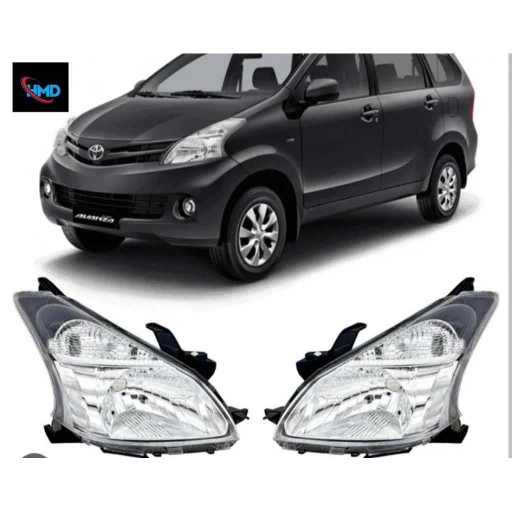 HEADLAMP MOBIL TOYOTA AVANZA NEW 2011-2015 BEKAS ORIGINAL