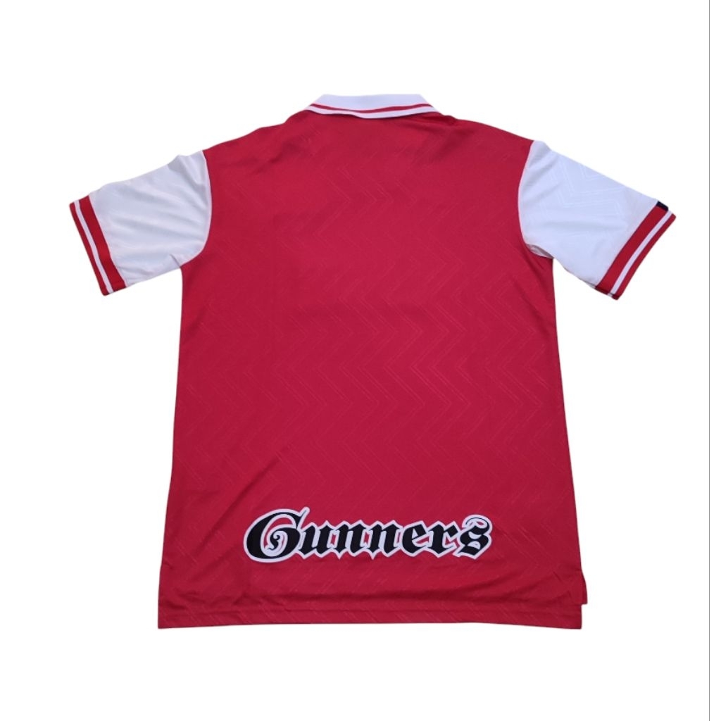 [ RETRO ] JERSEY BOLA ARSENAL HOME 1996/98 GO THAILAND