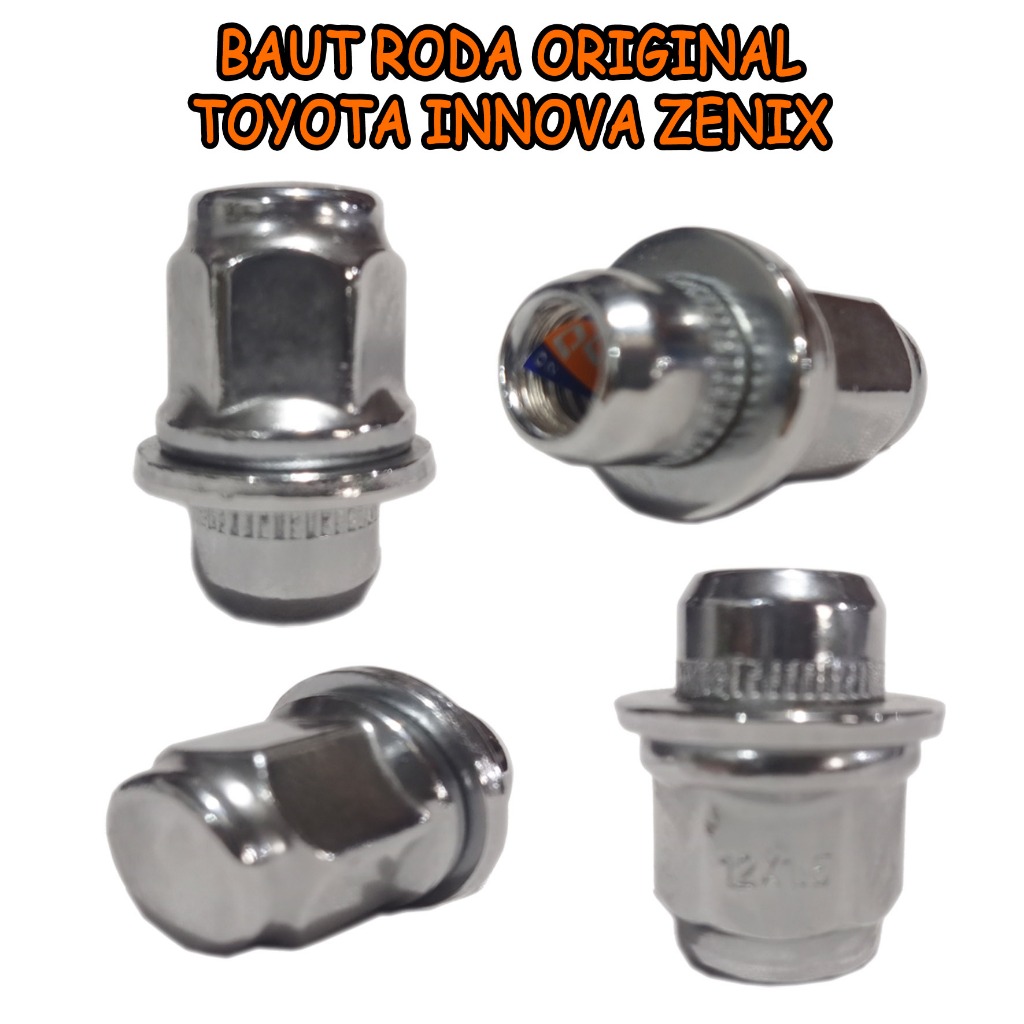 Baut Roda Toyota Innova Zenix Chrome Original