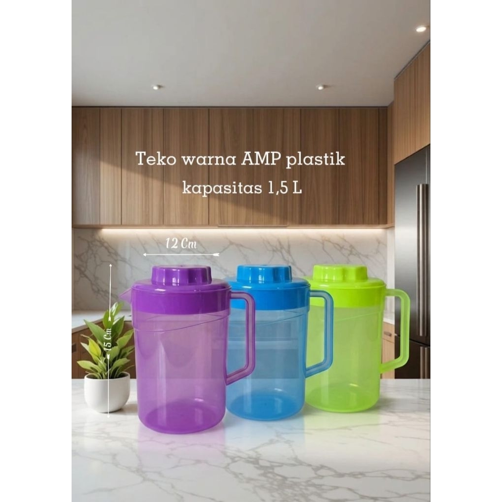 eskan / teko plastik 1500 ml / teko air