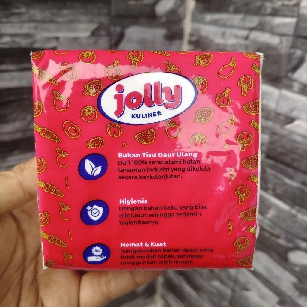 1 KARTON JOLLY POP UP ISI 100PCS 1 DUS TISSUE JOLLY POP UP TISU KULINER