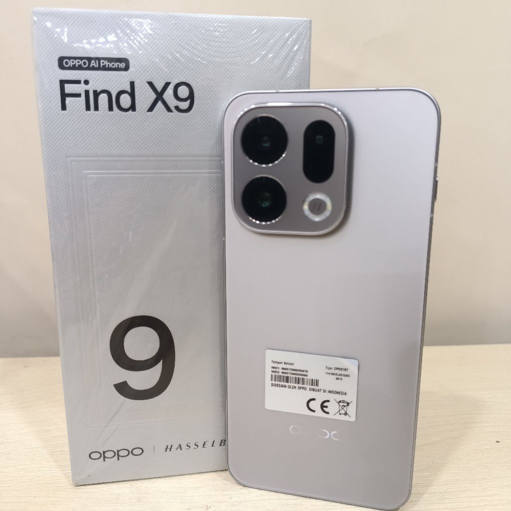 Handphone Oppo Find X9 Ram 12 256 GB BNOB Like New