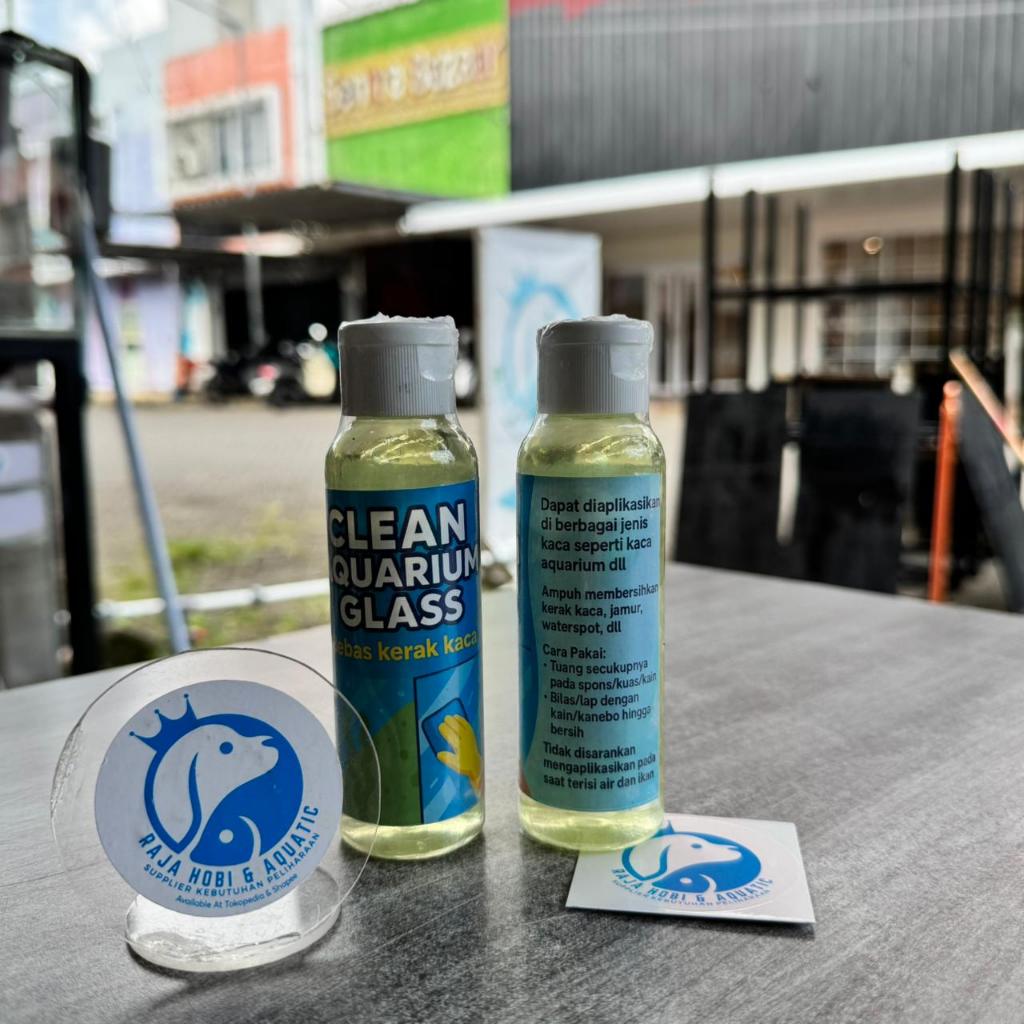 CLEAN AQUARIUM GLASS CAIRAN ATASI KERAK KACA PEMBERSIH KACA AKUARIUM AQUARIUM TANK