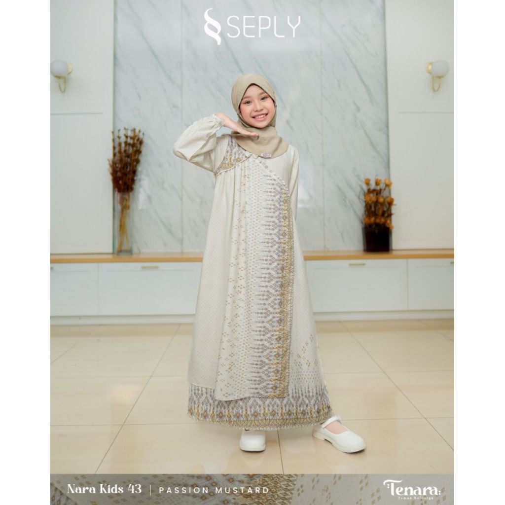 gamis muslim anak seply