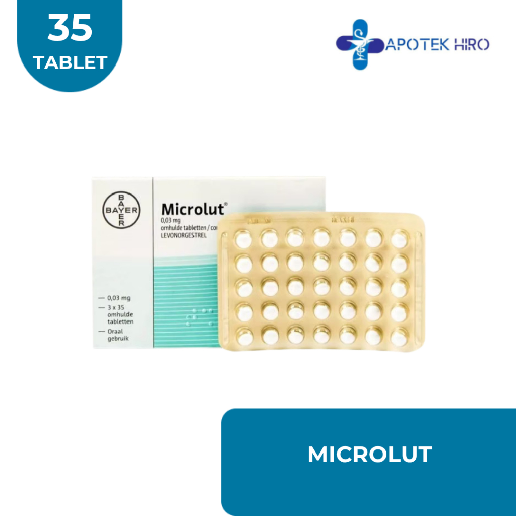 MICROLUT 0.03 MG 1 CALENDER PACK @ 35 TABLET SALUT GULA