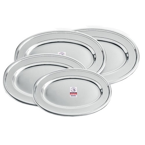 Zebra Oval Plate 18inch 121046 / Piring Oval Stainless Steel SUS304