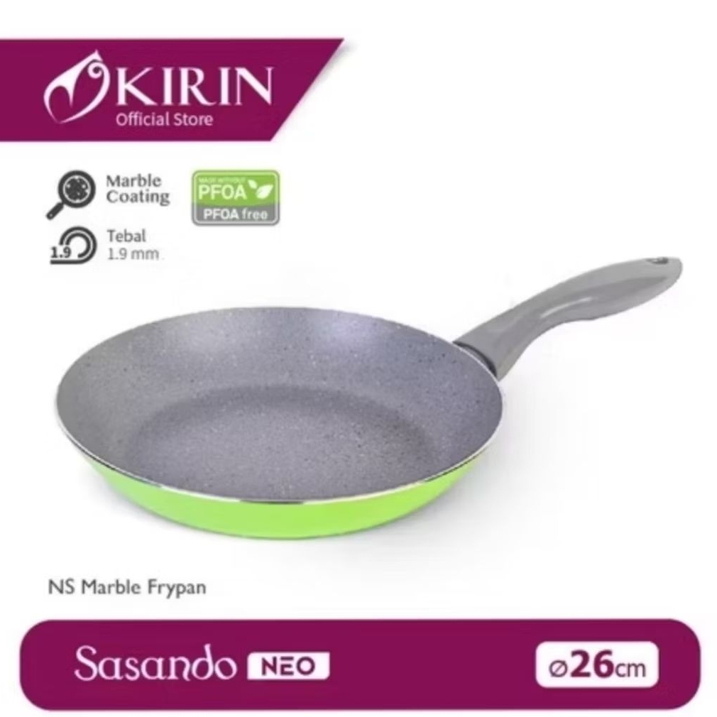 Kirin Teflon Wajan Sasando Fry Pan 26cm