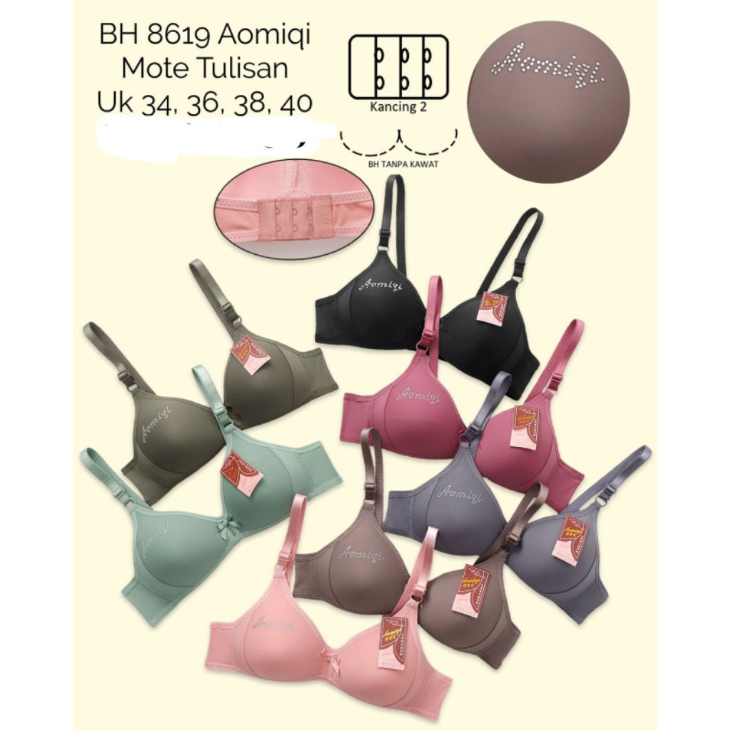 BH ABG BRA REMAJA ANAK TANGGUNG SMP SMA PEREMPUAN IMPORT LUCU TANPA KAWAT CUP KECIL 2KAIT 34-38 ADEM