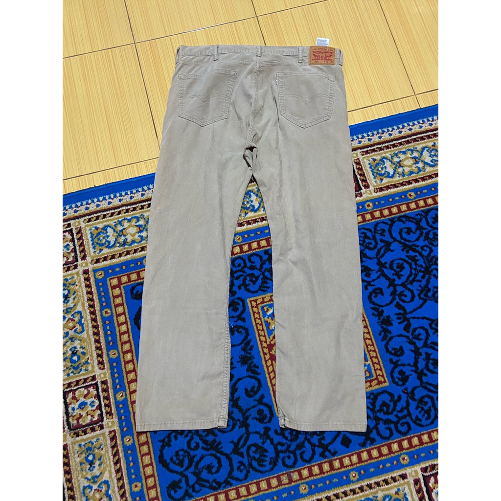 Celana Jeans Corduroy Levis 505 Cream Color - size 40 fit 42