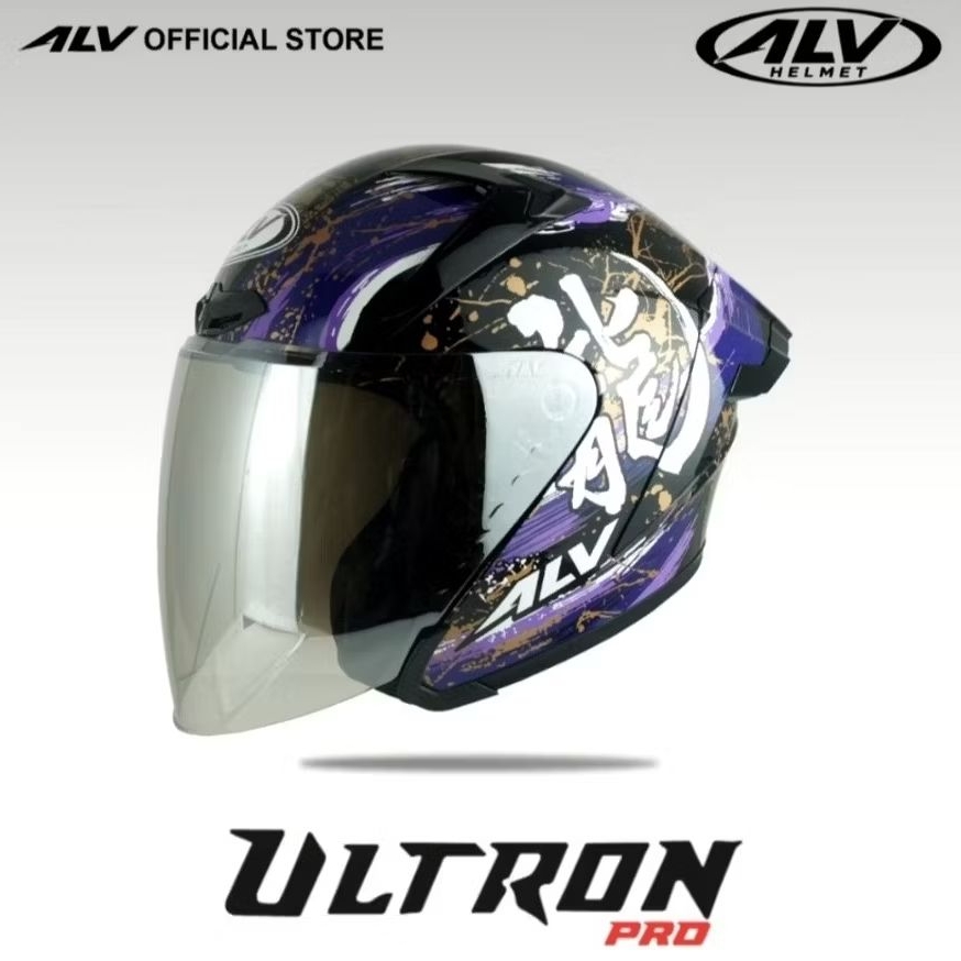 HELM ALV ULTRON PRO MOTIF DRAGON TEMURAH
