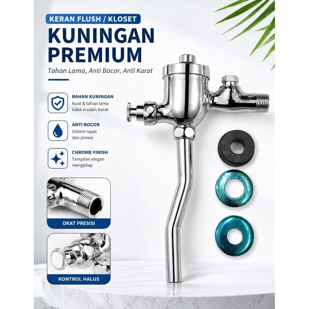 Push kran urinal _Kran kloset pria _ Kran urinoir