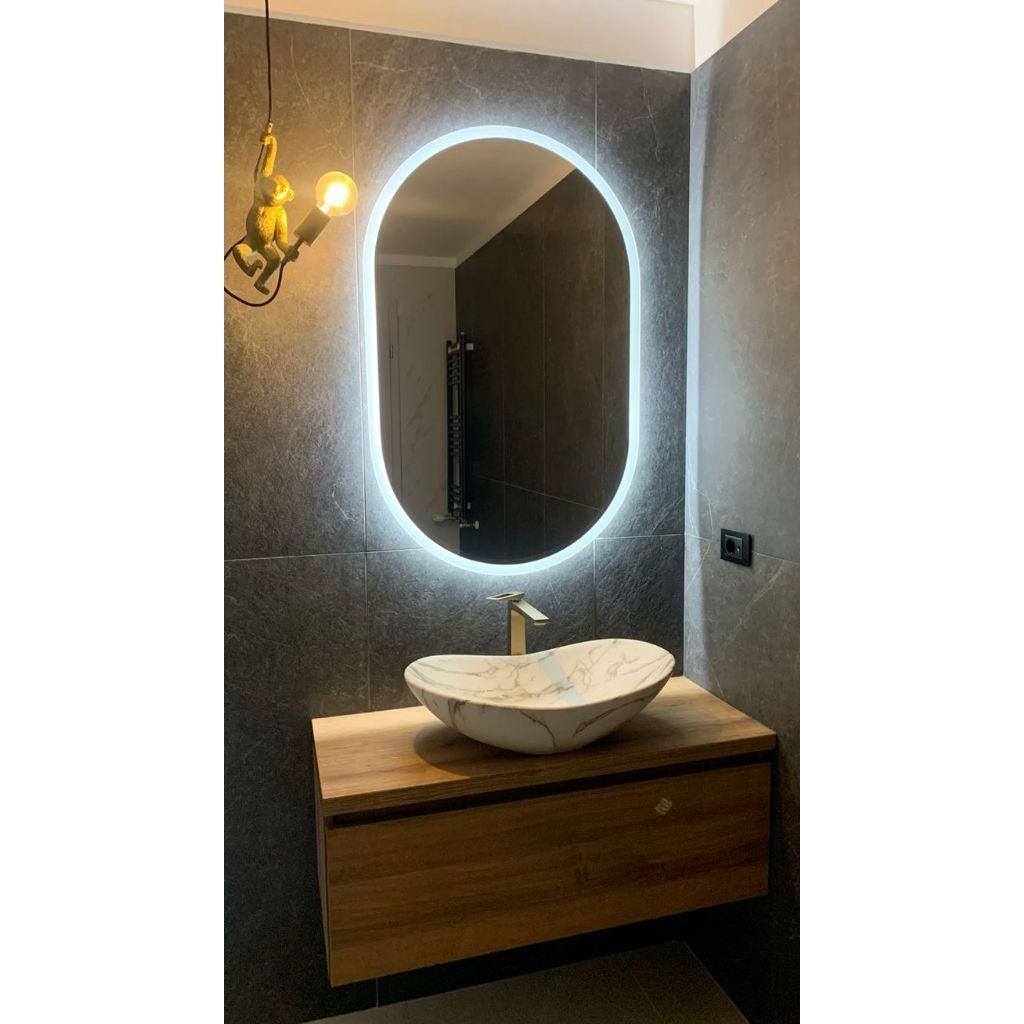 Cermin Touch screen/Layar Sentuh Cermin Wastafel Cermin Gantung Cermin Aesthetic Cermin LED Cermin R