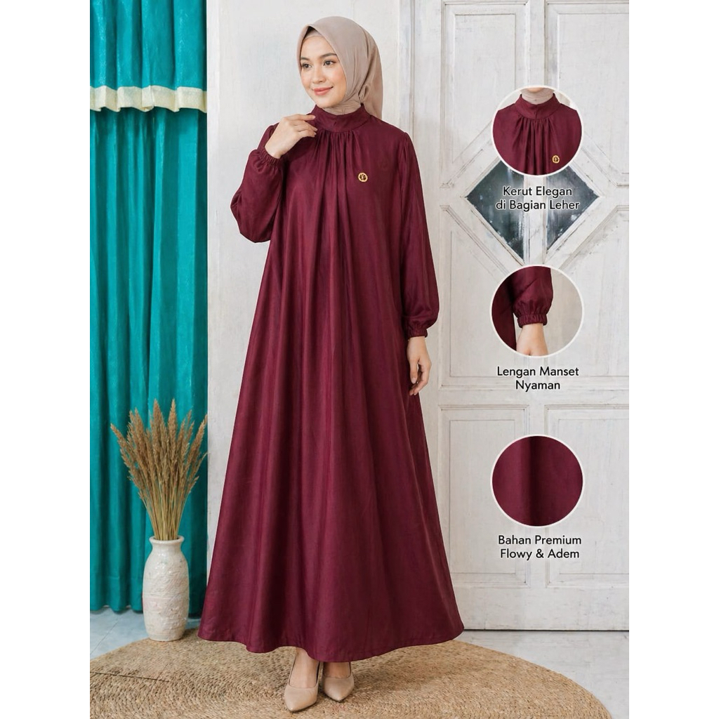 Gamis Burgundy