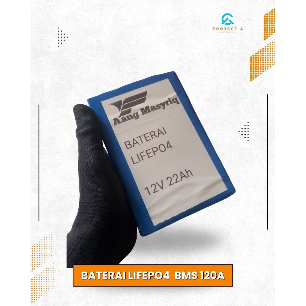 Baterai Lifepo4 12V 22Ah 120A