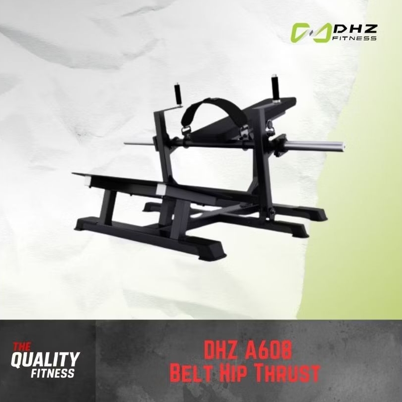 Alat Fitness Hip Thrust DHZ A608 Plate Loaded Adjustable Steel Gym Komersial