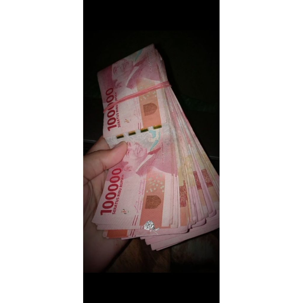 Uang Mainan Rp 100.000 Baru - Replika Uang Kertas Berkualitas Tinggi