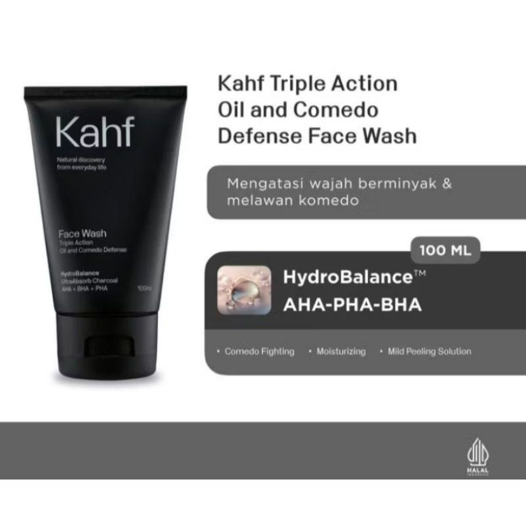 kahf triple action oil & komedo