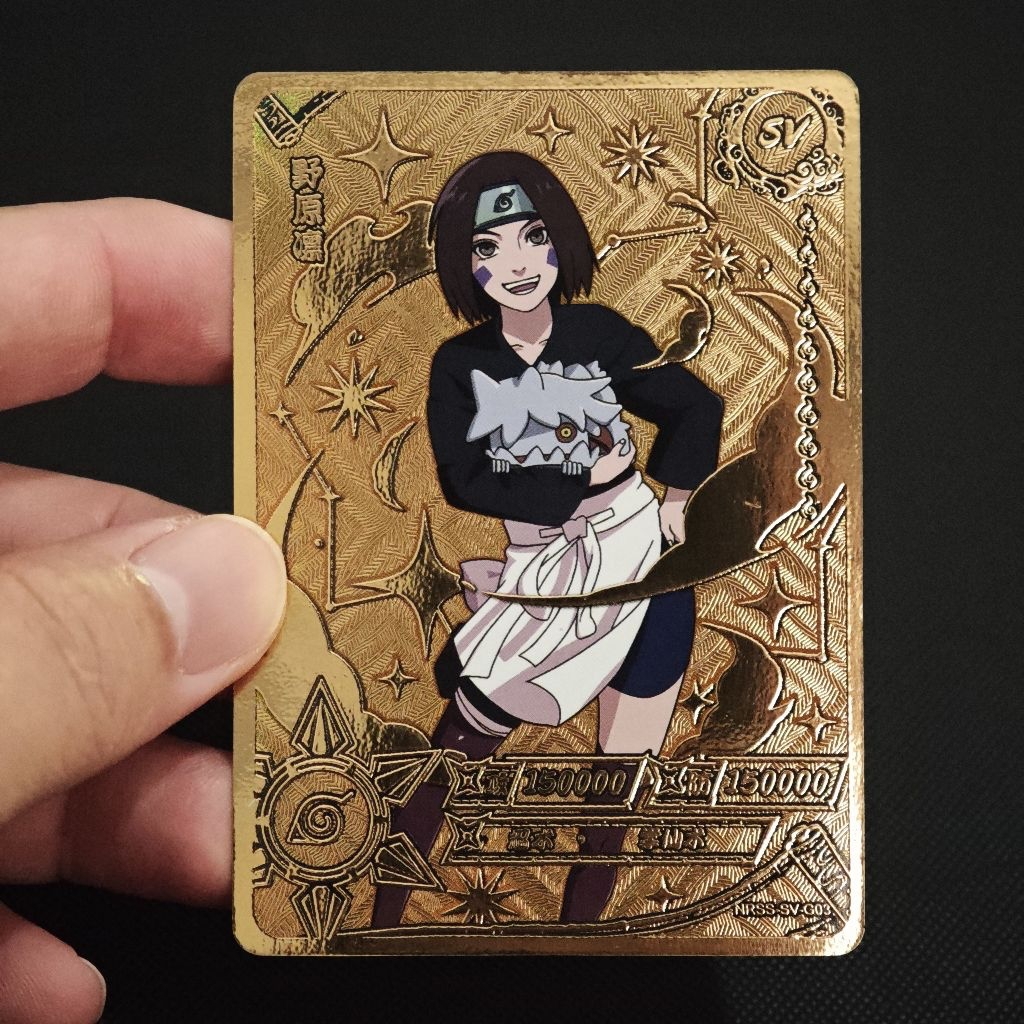 kartu kayou naruto SV gold rin