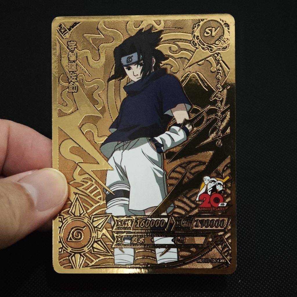 kartu kayou naruto sv gold sasuke