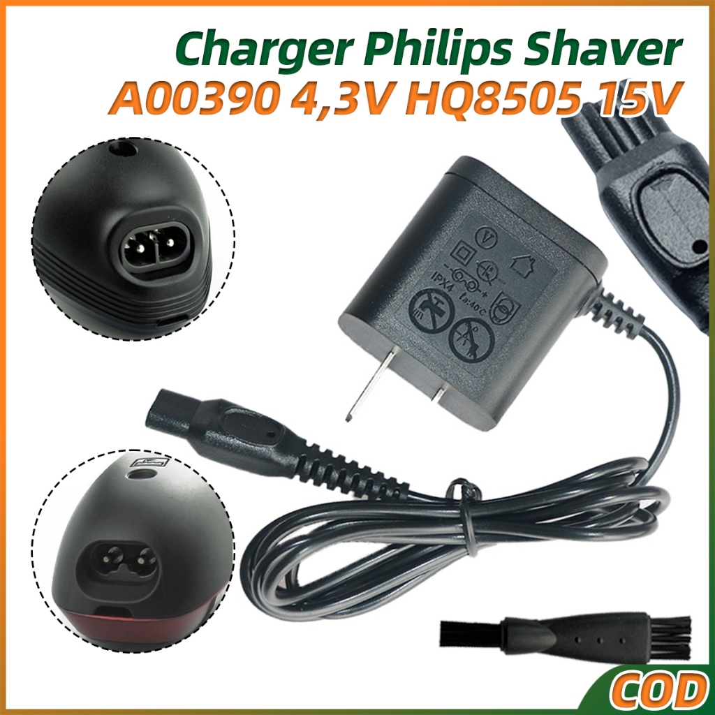 US Plug Charger Power Shaver Philips A00390 4.3V HQ8505 15V Philips Series HQ8505 6070 7310 90 71 73