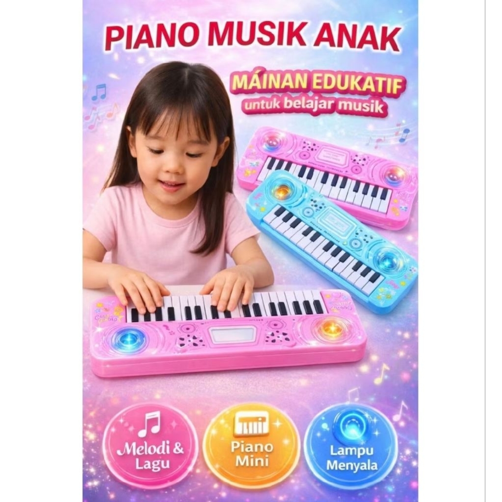 Mainan Electronic Piano Musik Anak - Anak / Mainan Piano musical Organ Edukatif & Seru