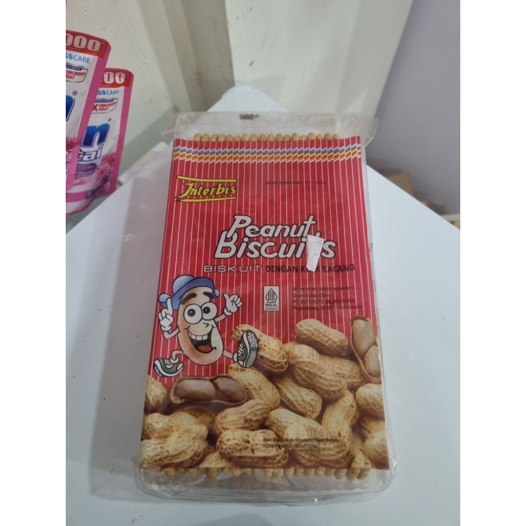 BISKUIT PEANUT INTERBIS ROTI KACANG 275g