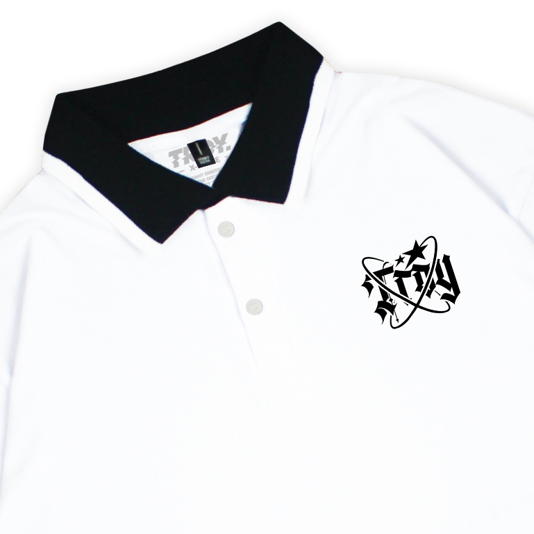 Troy Company Kaos Polo Putih - Orbit Polo Shirt White PRD 2965