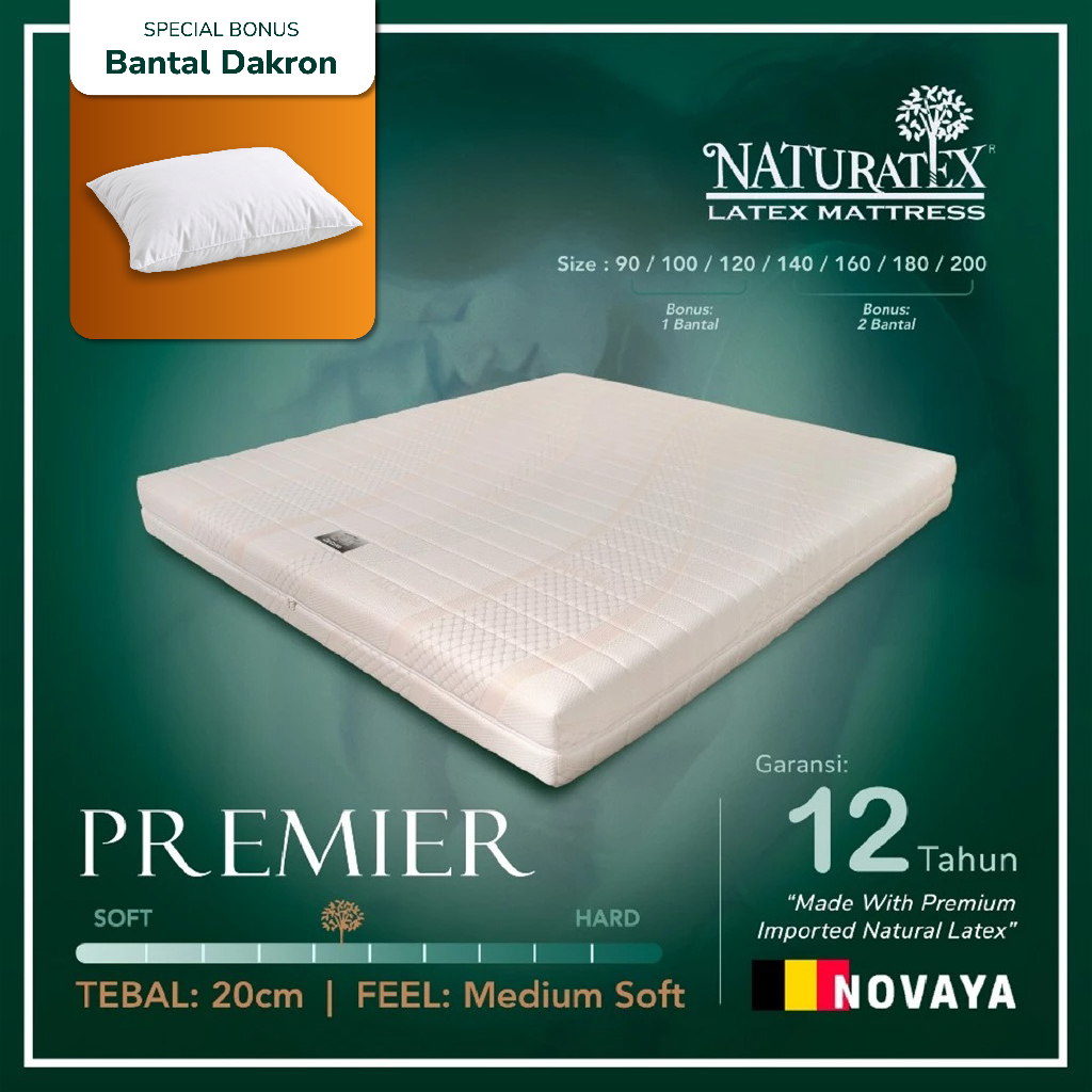 Naturatex Kasur Latex Medium - Premier 20cm