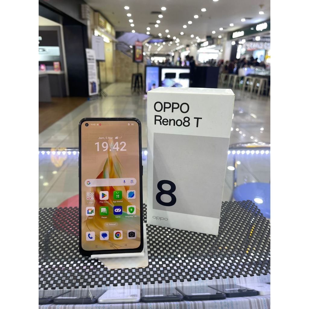 OPPO RENO 8T 8 T 4G 8/256GB SECOND SEKEN BEKAS RAM 8 INTERNAL 256