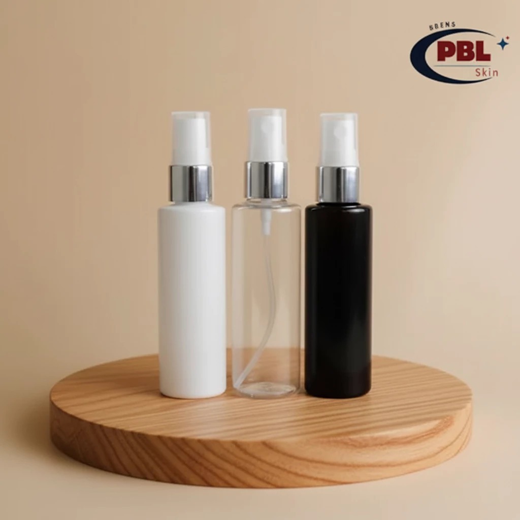 Botol Spray 60ml RF PET / Botol Face Mist Spray 60ml RF Tebal / Botol Plastik Spray 60ml RF Tutup Sp