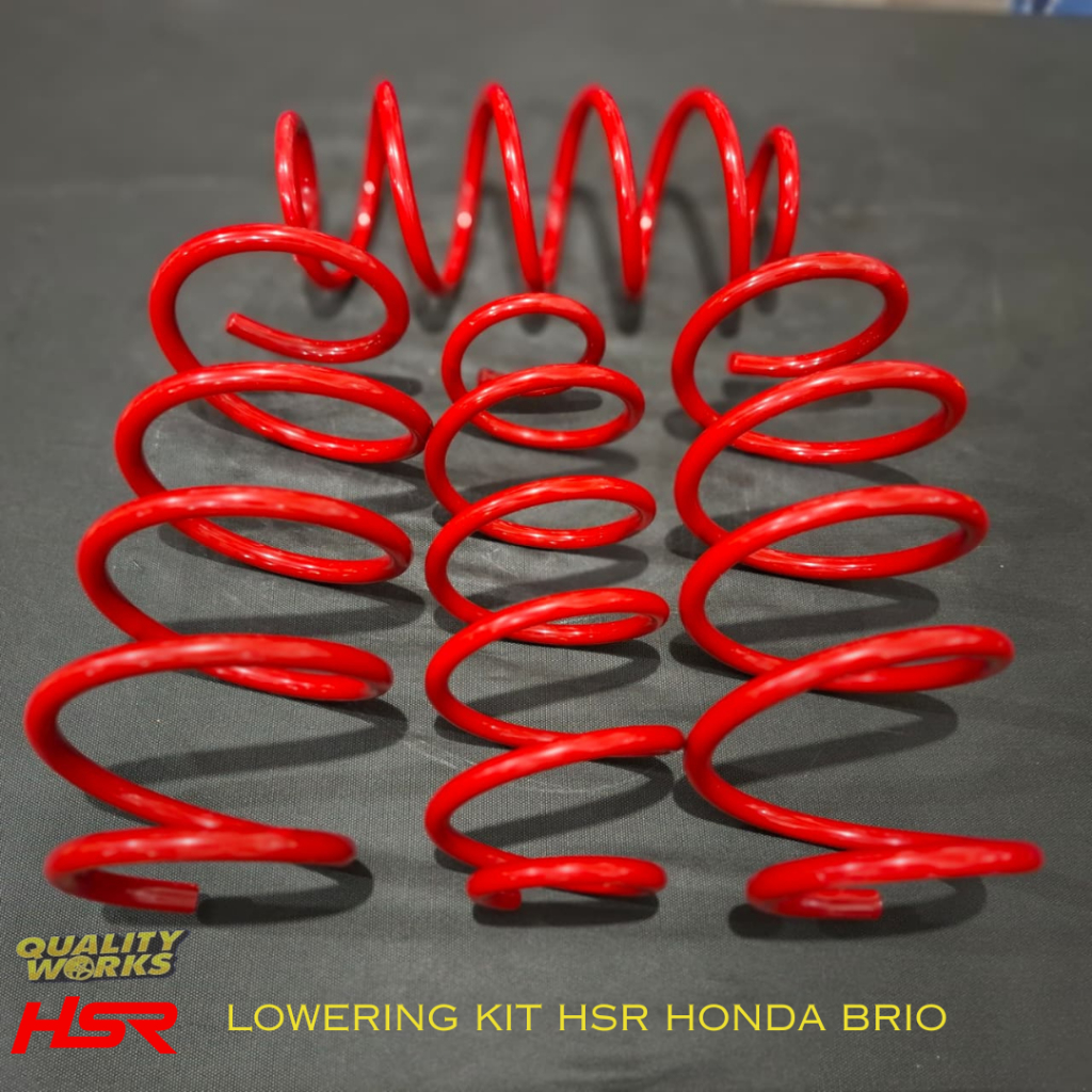 LOWERING KIT HSR HONDA BRIO - PER CEPER HARIAN MOBIL HONDA BRIO