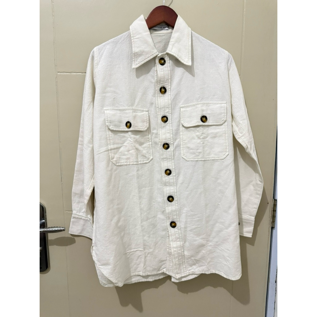 Josephine Anni x Elxi Lupin Shirt Long Sleeve White Linen