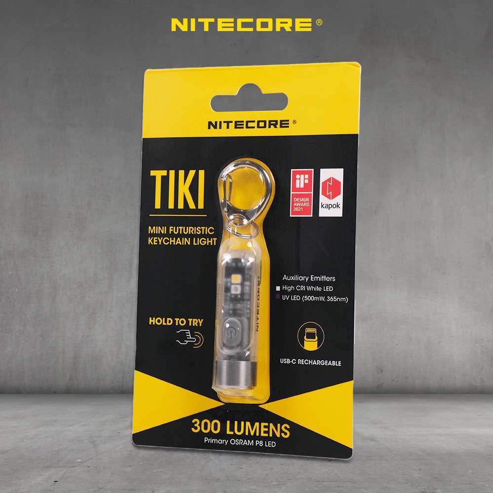 Original NITECORE TIKI Mini Senter OSRAM P8 LED 300 Lumens
