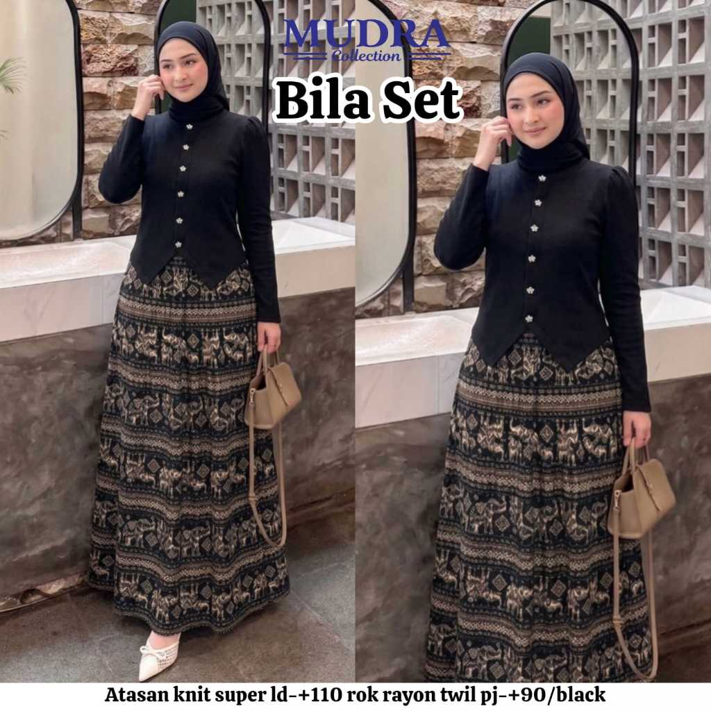 Gamis Mudra Collection / Gamis Terbaru / Gamis Wanita / Gamis Premium / Sella / Bila / Mudra Hijab