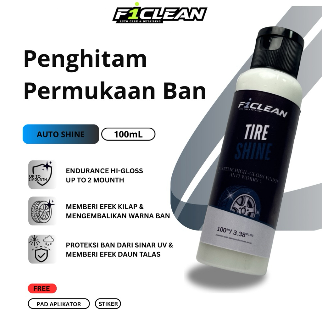 Semir Ban Motor Mobil, Pembersih Ban Motor Mobil, Perawatan Ban Motor Mobil Anti Slick Tahan Lama