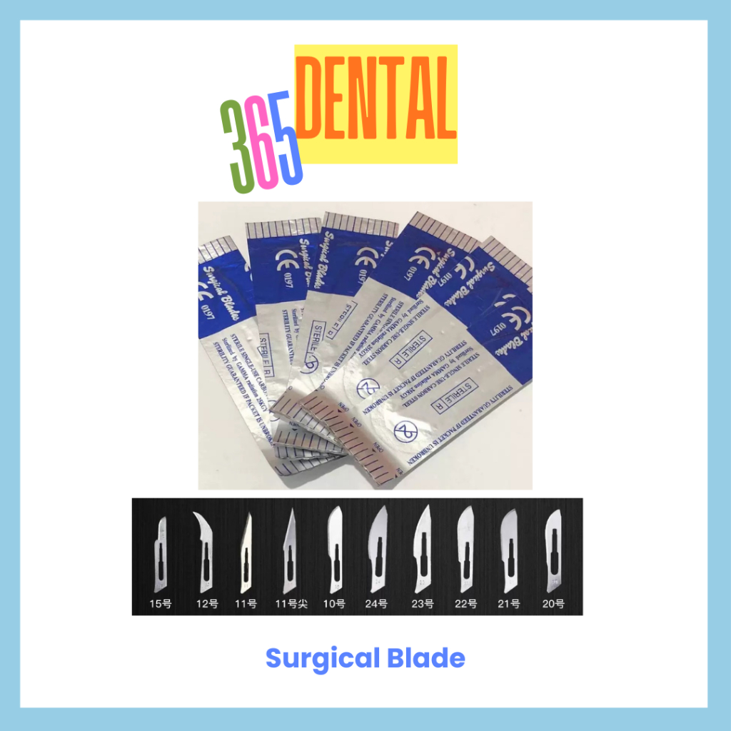 Ecer Surgical Blade Mata Pisau Bedah Bisturi Blade Pisau Bedah Carbon Steel Mess Surgical Blade