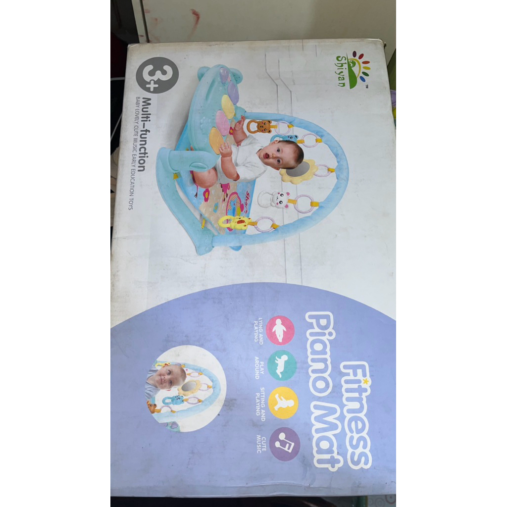 PRELOVED BABY PLAY GYM FITNESS PIANO MAT