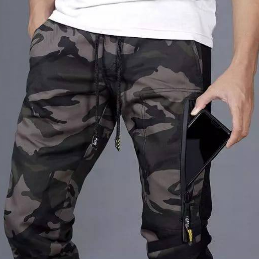 Celana Joger Loreng Pria Dewasa Model Terbaru  Tactical Army Commando Katun