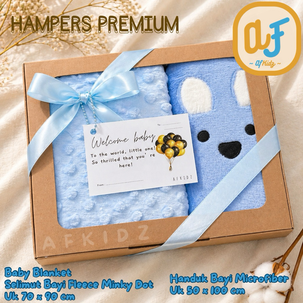 HAMPERS BAYI SELIMUT BLANKET HANDUK SET BABY