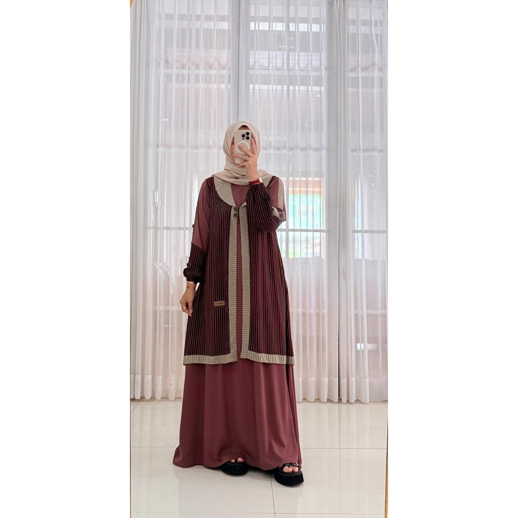 Gamis Nadheefa Rompi Salur