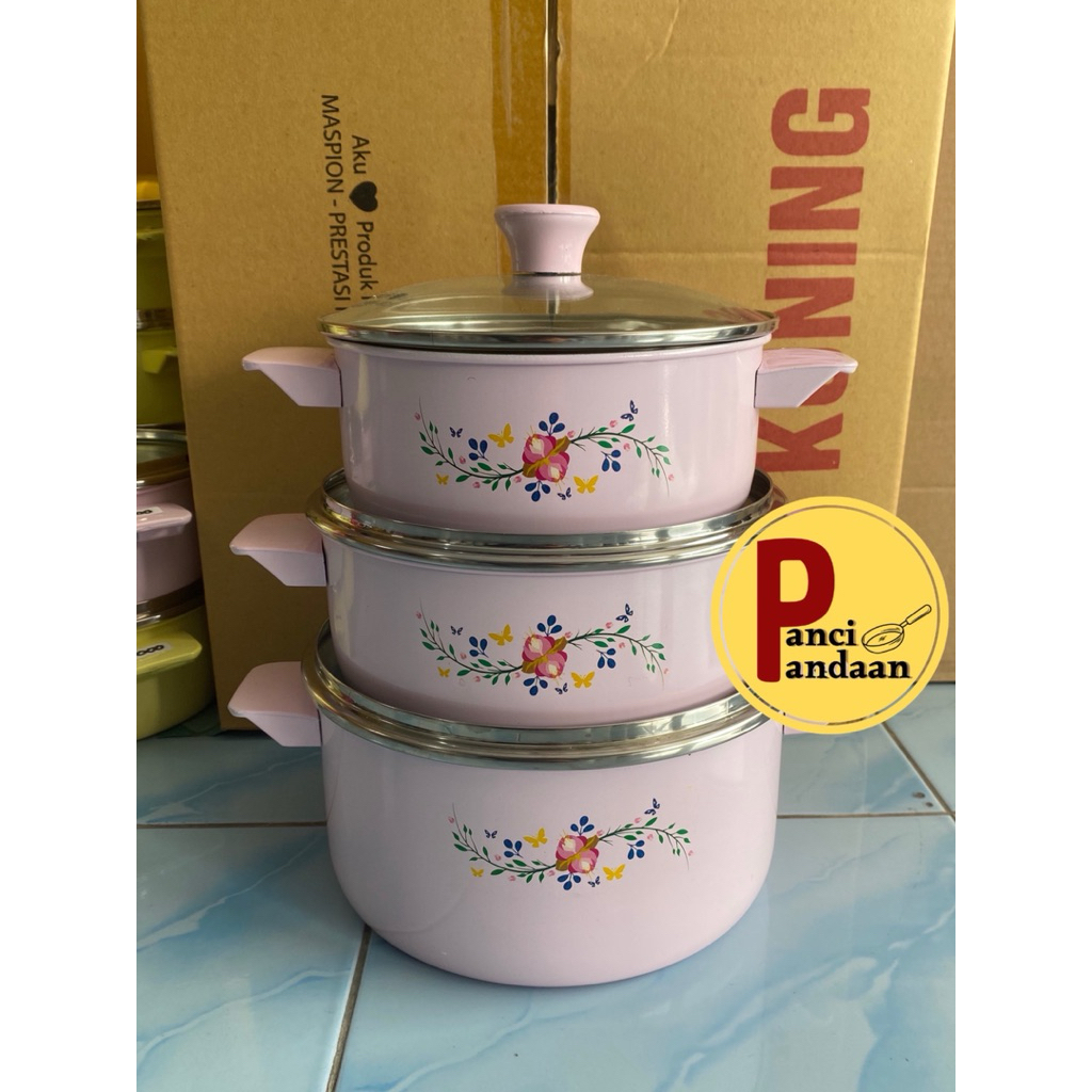 PANCI SET 18/20/22cm MAXIM INNOVA STAINLESS PANCI MASPION UK 18/20/22cm