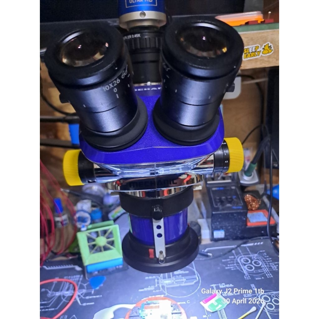 microscope mechanic super x b11 bekas seperti baru