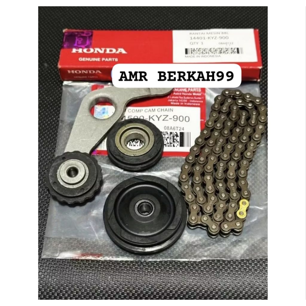 Rantai Keteng KYZ + Roll Keteng Set Supra x 125 Fi  Supra x 125 Helm IN