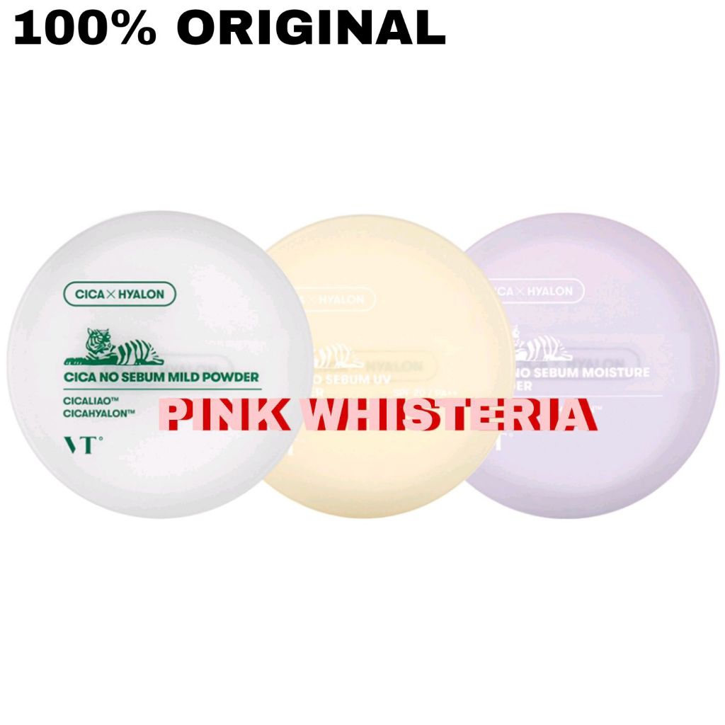 [ORIGINAL] VT COSMETICS Cica Reedle No Sebum Mild / Moisture / UV Powder