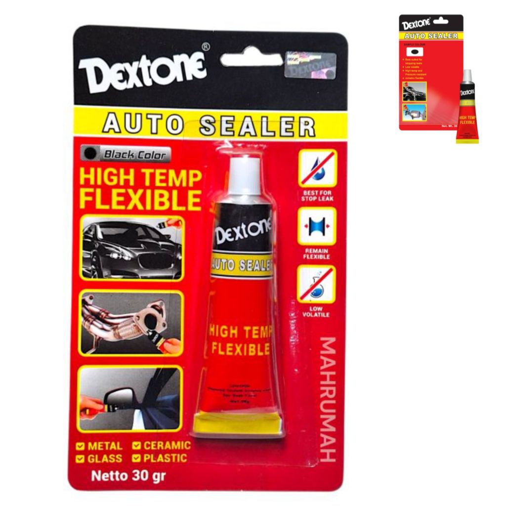 Lem Sealer Silikon Dextone 30 Gram - Tahan Panas & Fleksibel