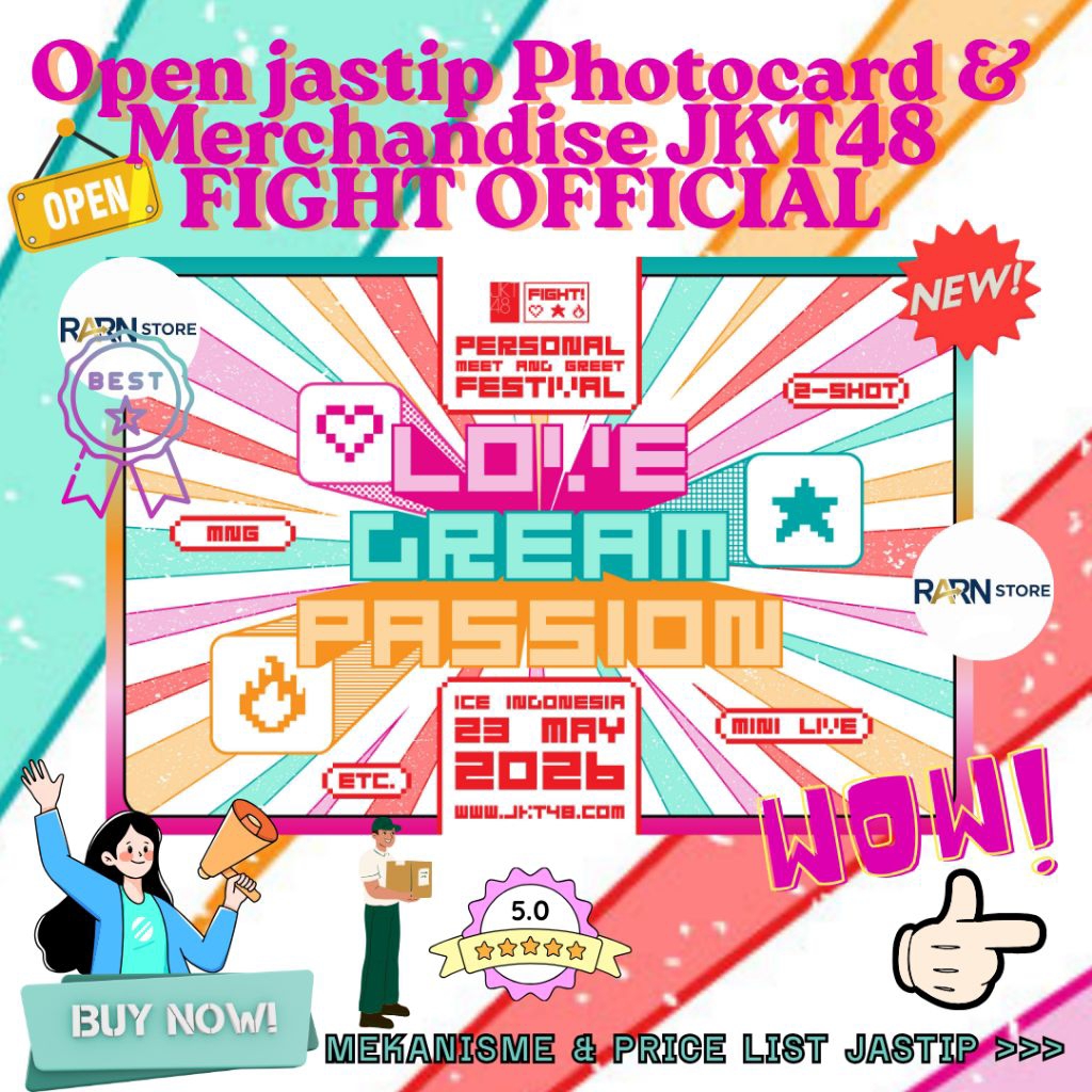 [PO] Photocard Love Dream Passion LDP JKT48 FIGHT 2026