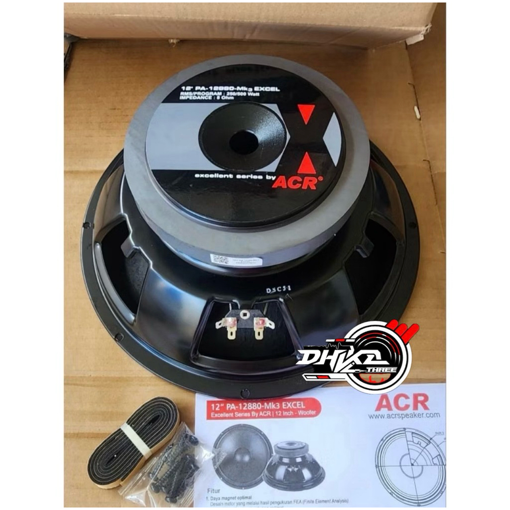 SPEAKER ACR EXCELLENT 12” PA 12880Mk3 Original / Speaker Acr Ecellent 12” Pa 12880mk3 original